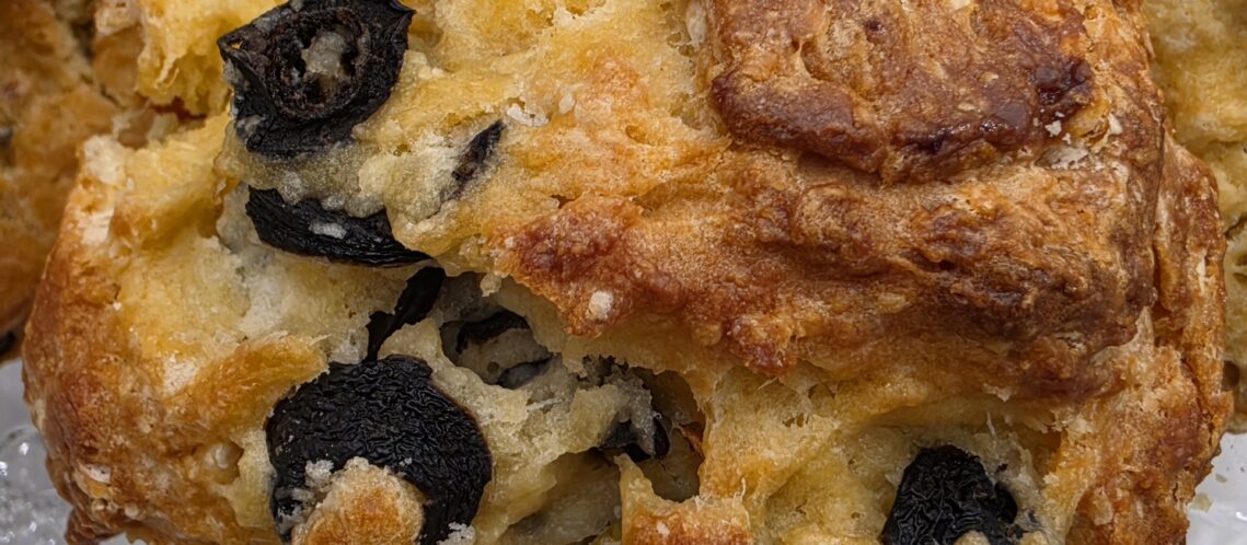 savory artisan olive scones